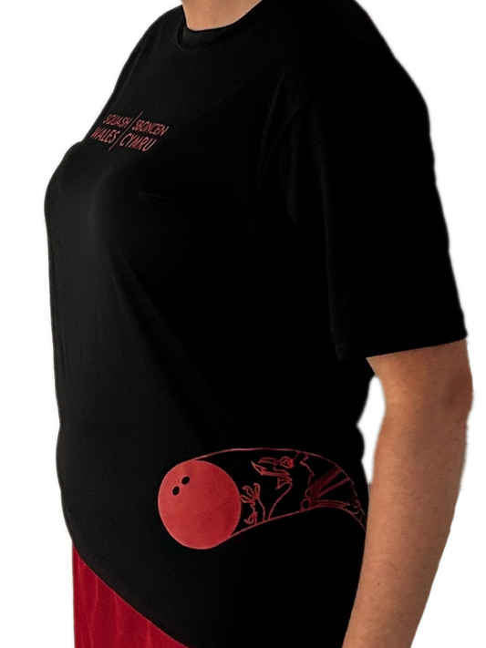 Black Short Sleeve Technical T Shirt