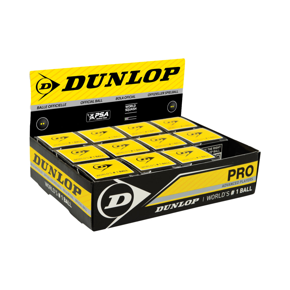 12 Dunlop Professional Balls (Double Dot)