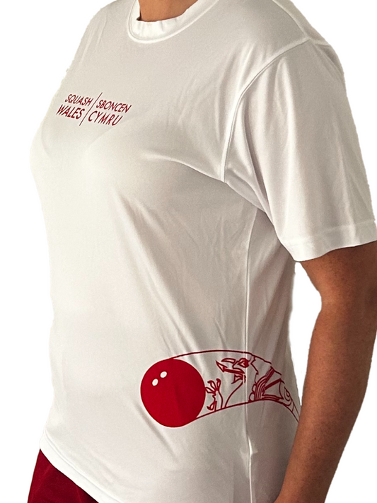 White Short Sleeve Technical T Shirt